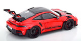 1:18 Porsche 911 (992) GT3 RS Coupe 2022 -- Red w/Black Wheels -- Norev