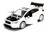 1:24 Mr. Little Nobody's Subaru WRX STI White -- Fast & Furious JADA