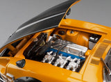 1:18 1970 Nissan Fairlady Z (S30) 1970 -- Orange / Carbon Black -- Sunstar
