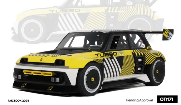 (Pre-Order) 1:18 Renault RS Turbo 3E E-Tech 2024 -- Yellow/Black/White -- Ottomobile