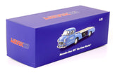 1:18 Mercedes-Benz W21 -- Race Car Transporter Truck -- Blue -- Werk83