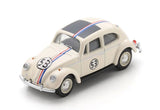 1:64 Volkswagen Beetle -- "Herbie" #53 White w/Stripes -- Schuco VW 64U00015