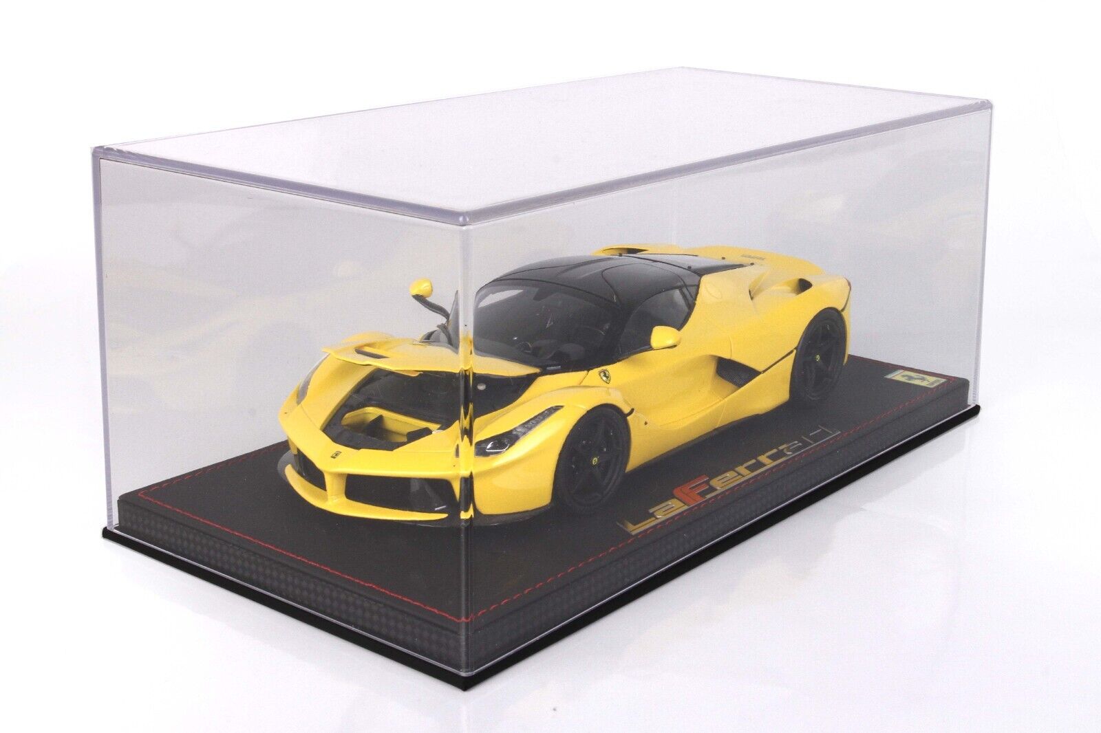 1:18 Ferrari LaFerrari -- Modena Yellow / Gloss Black Roof -- BBR Mode