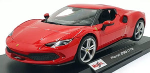 1:18 Ferrari 296 GTB -- Red -- Maisto