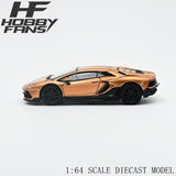 1:64 Lamborghini Aventador LP780-4 Ultimae -- Gold -- Hobby Fans