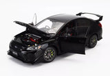 1:18 Subaru Impreza STi (S207) Custom Version 2018 -- Black -- Sunstar