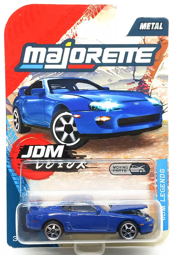 1:64 Toyota Supra JZA80 -- Dark Blue -- Majorette: JDM Legends