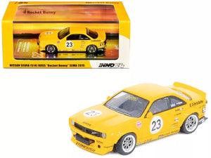 1:64 Nissan S14 Silvia Rocket Bunny Boss Aero -- #23 Yellow -- INNO64