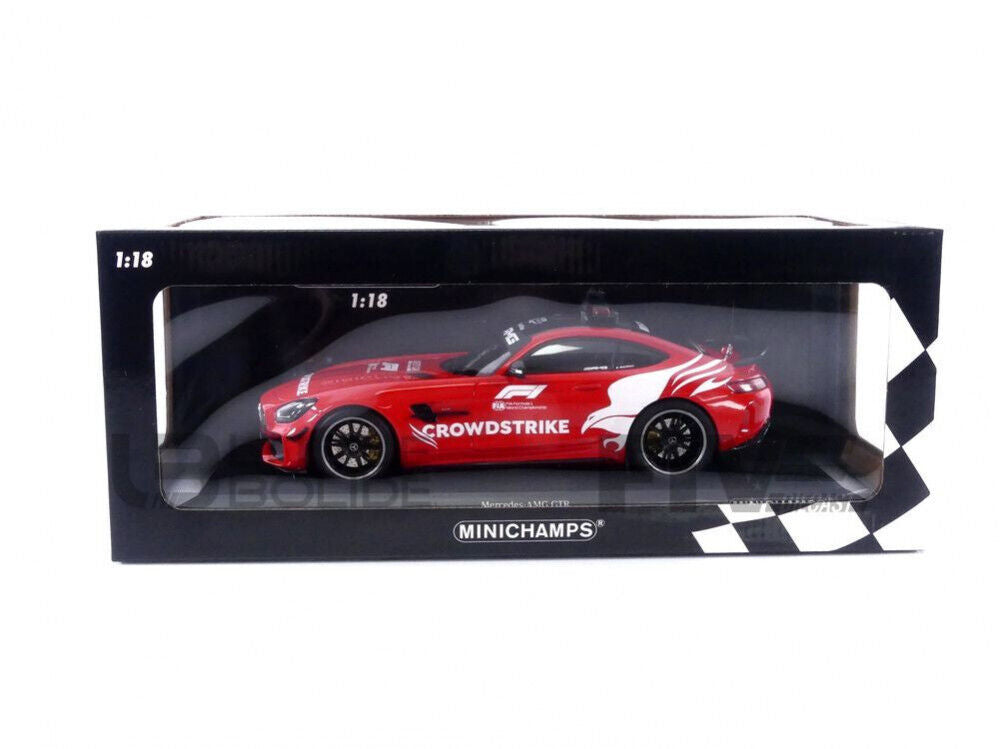 Miniature Mercedes AMG GT-R 2021 rouge Minichamps 1/18 Miniature Mercedes AMG GT-R 2021 rouge Minichamps 1/18