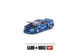 1:64 Nissan Skyline R34 GTR -- Kaido Works V3 Blue -- KaidoHouse x Mini GT