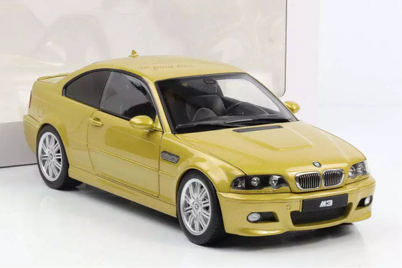 1:18 BMW E46 M3 2000 -- Yellow Metallic -- Norev