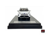 1:64 Toyota Rav 4 Hybrid -- White -- LCD Models