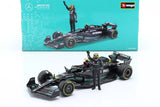 1:24 2023 Lewis Hamilton -- #44 W14E Mercedes-AMG Petronas -- Bburago F1