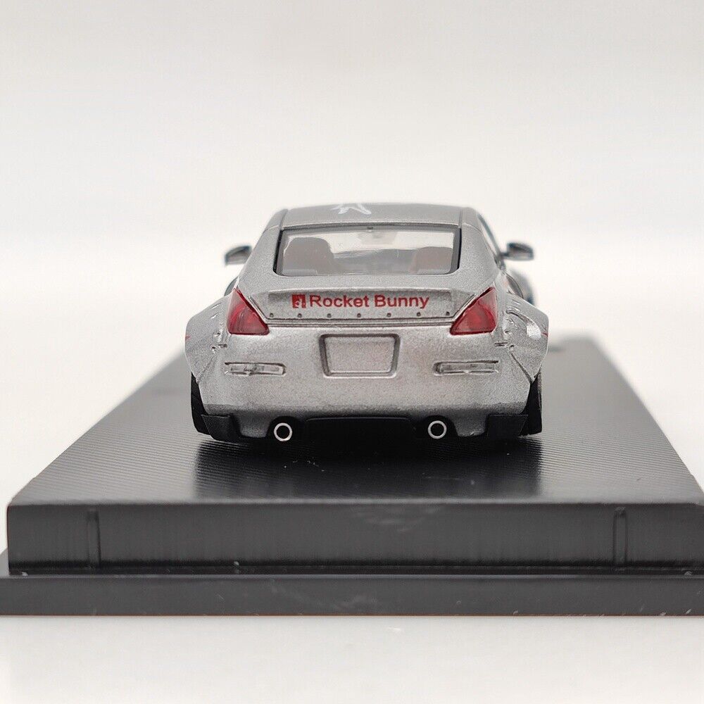 1:64 Nissan Fairlady Z (350Z) Rocket Bunny -- Silver -- High Restore