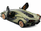 1:24 Lamborghini Sián FKP 37 -- Matt Green Metallic -- Bburago