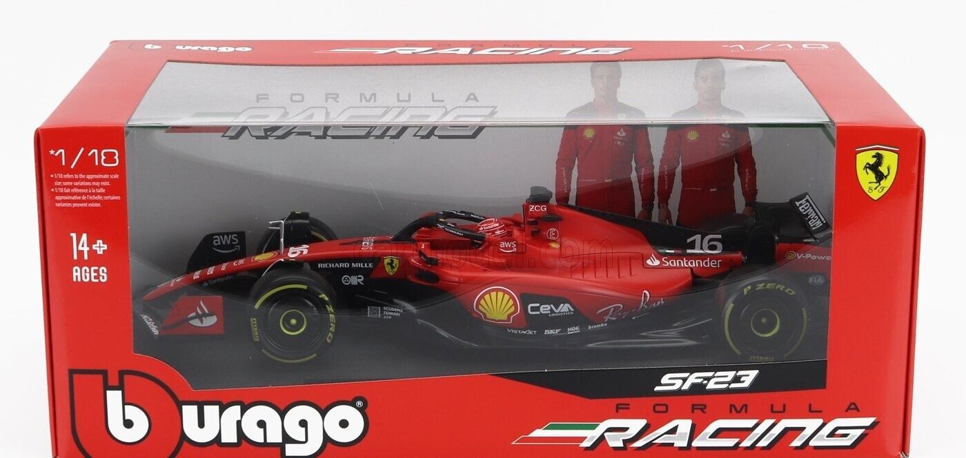 2023 Ferrari F1 SF-23 n°16 Charles Leclerc 18-16812L Bburago Racing