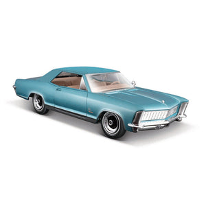 1:26 1965 Buick Riviera -- Metallic Blue -- Maisto (1:24)