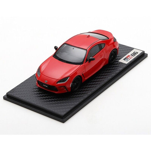 1:43 Toyota GR 86 Collection Gazoo Racing-- Model Red -- Spark