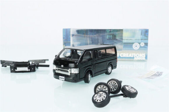 1:64 Toyota Hiace 2015 KDH200V -- Black -- BM Creations