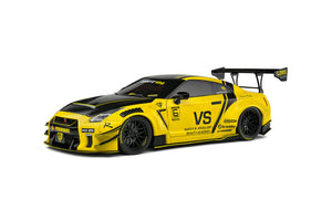 1:18 Nissan R35 GTR Liberty Walk 2.0 -- Yellow/Black -- Solido