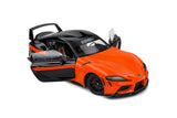 1:18 Toyota GR Supra (A90) 2024 -- Orange/Black Streetfighter -- Solido