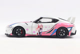 1:18 Toyota GR Supra (A90) 2024 -- ITASHA White/Pink -- Solido
