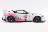 1:18 Toyota GR Supra (A90) 2024 -- ITASHA White/Pink -- Solido