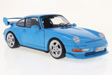 1:18 Porsche 911 (993) Carrera RS Clubsport 1997 -- Riviera Blue -- Solido