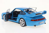 1:18 Porsche 911 (993) Carrera RS Clubsport 1997 -- Riviera Blue -- Solido