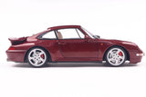 1:18 Porsche 911 (993) Turbo 1997 -- Arena Red (Maroon) -- Solido