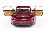1:18 Porsche 911 (993) Turbo 1997 -- Arena Red (Maroon) -- Solido