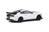 1:43 2020 Shelby Mustang GT500 -- White w/Black Stripes -- Solido Ford
