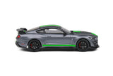 1:43 2020 Shelby Mustang GT500 -- Grey w/Neon Green Stripes -- Solido Ford