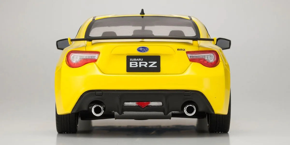 1:18 Subaru BRZ GT -- Charlesite Yellow -- Kyosho