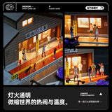 1:64 Diorama – Japanese Style Train Station Miniature Scene -- SCJ 82027