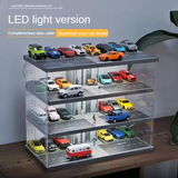 1:64 Diorama – Parking Lot with Light and Dust Cover Version B -- SCJ 415B