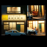 1:64 Diorama – Japanese Tofu Shop Miniature Scene -- SCJ 82034