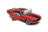 1:18 1967 Shelby Mustang GT500 -- Burgundy Red w/Black Stripes -- Solido Ford