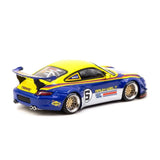 1:64 RWB 997 -- #6 Blue/Yellow -- Tarmac Works x Tokyo FuelFest