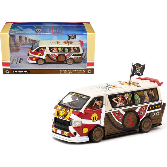 1:64 Toyota Hiace Widebody -- One Piece | Thousand Sunny -- Tarmac Works