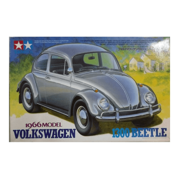 1:24 Volkswagen (VW) 1300 Beetle -- PLASTIC KIT -- Tamiya 24136