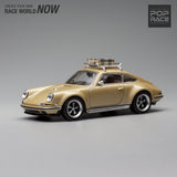 1:64 Porsche 911 (964) "Singer" -- Gold w/Luggage -- Pop Race