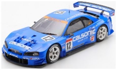 (Pre-Order) 1:12 2003 JGTC GT500 -- Calsonic #12 Nissan Skyline GT-R (R34) -- Spark