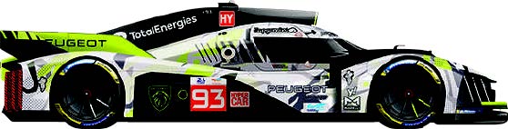 (Pre-Order) 1:18 2024 Le Mans 24h -- #93 Peugeot 9X8 TOTALENERGIES -- Spark