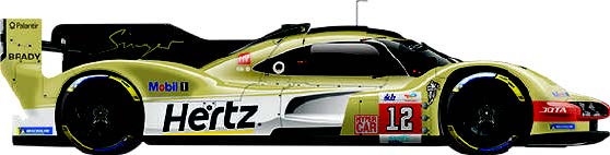 (Pre-Order) 1:18 2024 Le Mans 24h -- #12 Porsche 963 Hertz Team Jota -- Spark