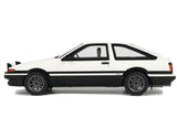 1:18 Toyota Sprinter Trueno AE86 -- White/Black -- Ottomobile