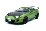 1:18 1993 Toyota Supra MK4 (A80) -- Green/Black -- Solido