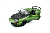 1:18 1993 Toyota Supra MK4 (A80) -- Green/Black -- Solido