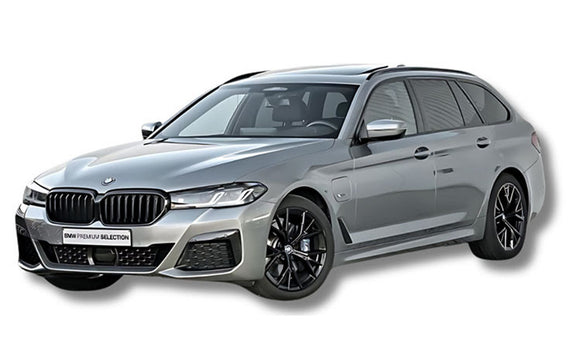 (Pre-Order) 1:18 2023 BMW 5 Series 530E XDrive Wagon M Package -- Grey -- GT Spirit