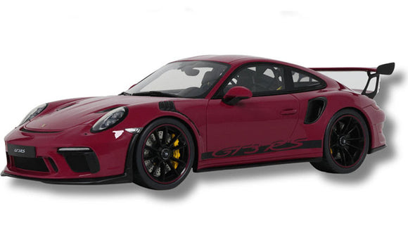 (Pre-Order) 1:18 Porsche 911 (991-2) GT3 RS Coupe 2019 -- Ruby Red -- GT Spirit